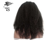 Heavy Density Curly Long Lace Front Wigs Human Hair , Real Hair Lace Front Wigs